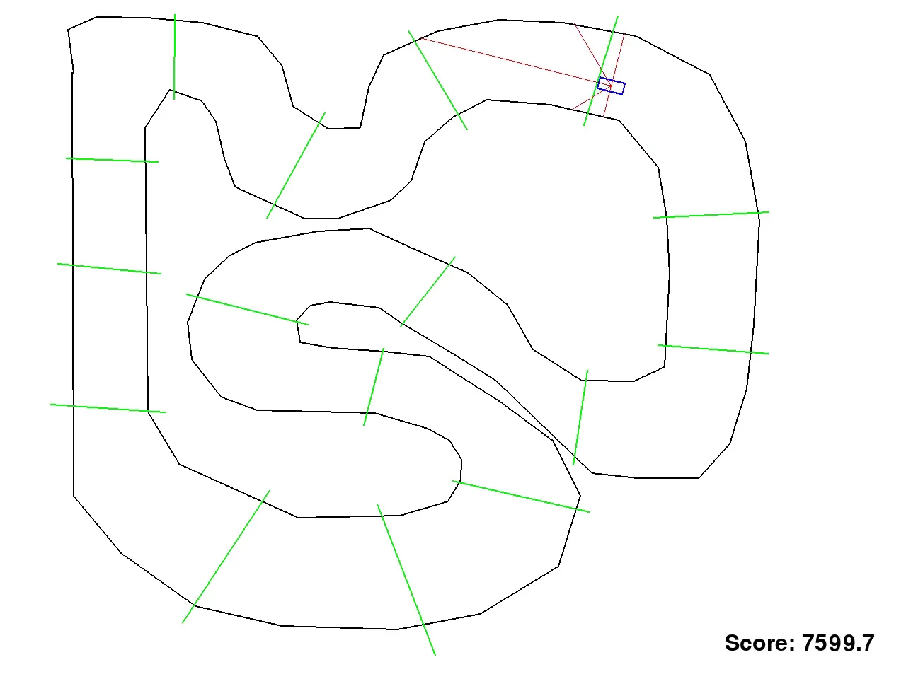 Circuit, points de passage et capteurs